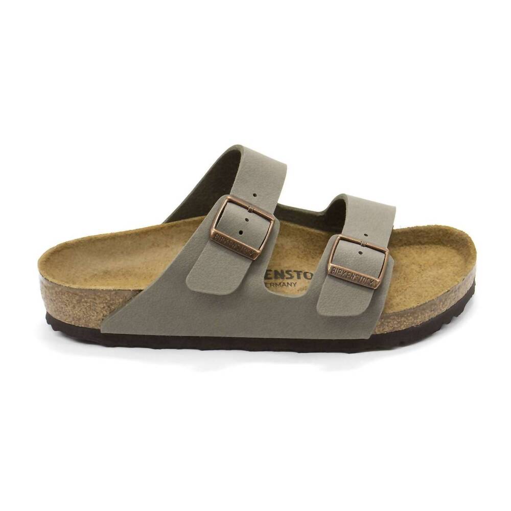 NEW BIRKENSTOCK men's arizona sandals in stone